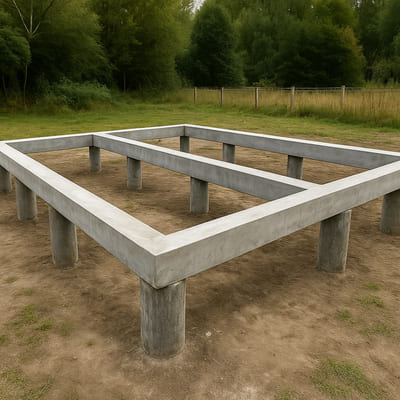 Буронабивные сваи Ø400 усиленные